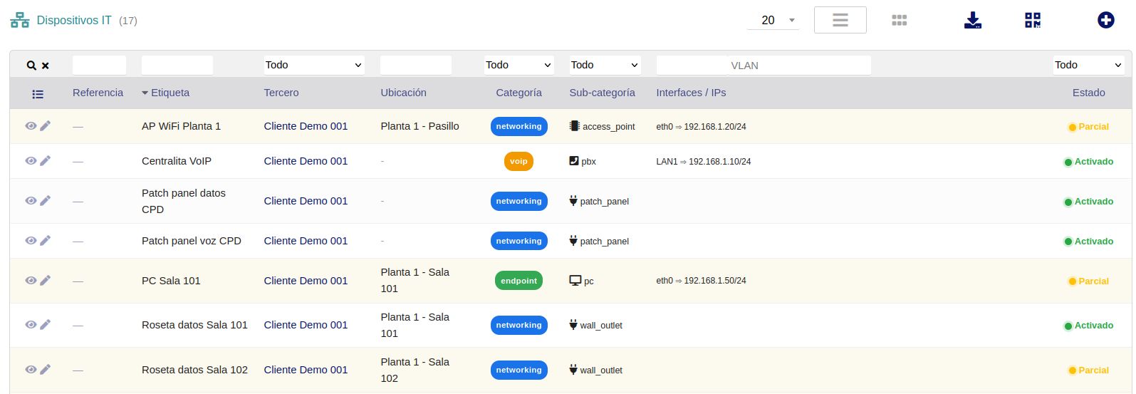 Presentamos IgonIT: infraestructura IT, racks, topología e incidencias dentro de Dolibarr